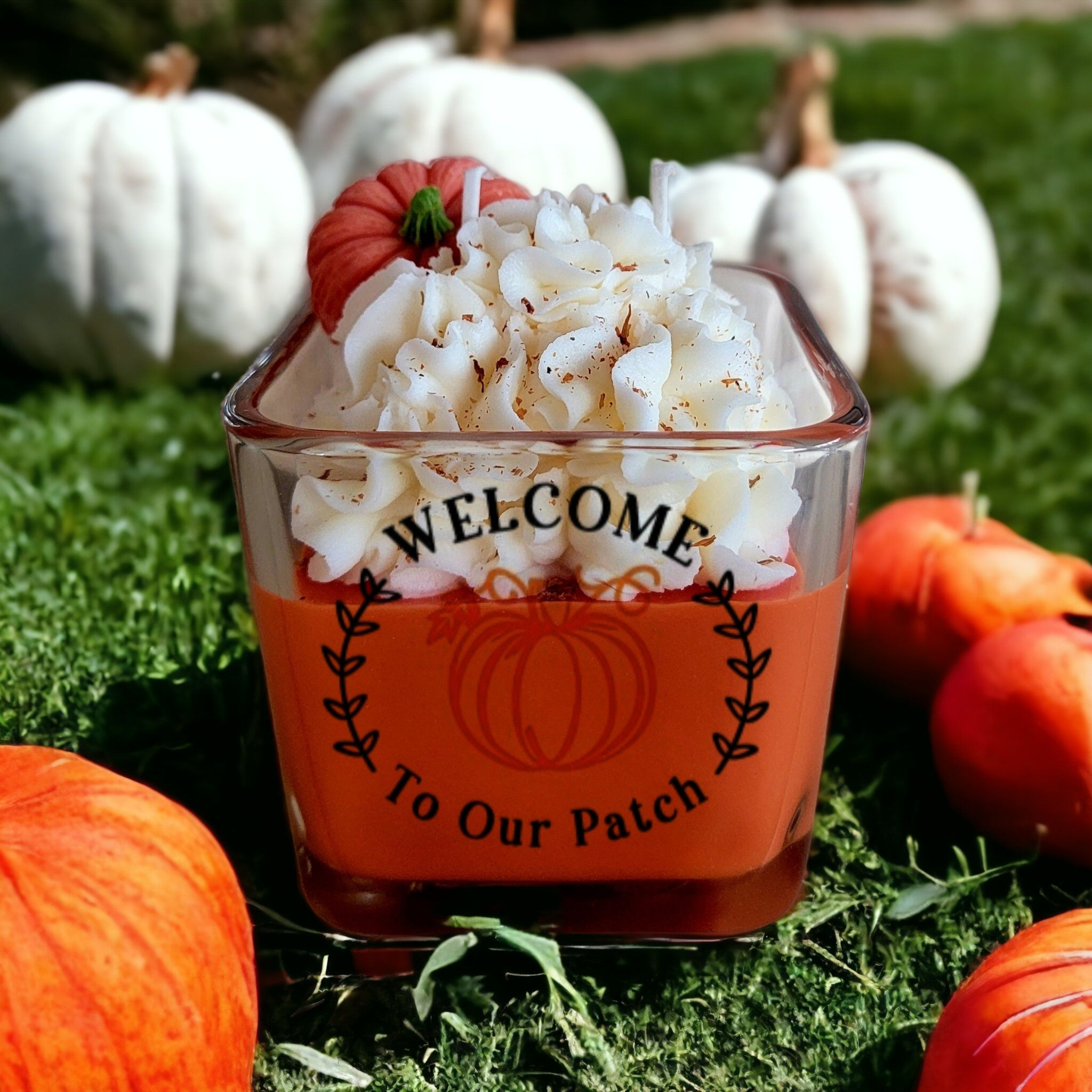 Welcome Pumpkin Scented Soy Wax Candle