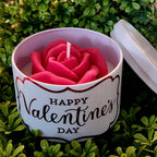 Rose Candle in Tin