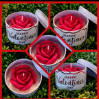 Rose Candle in Tin