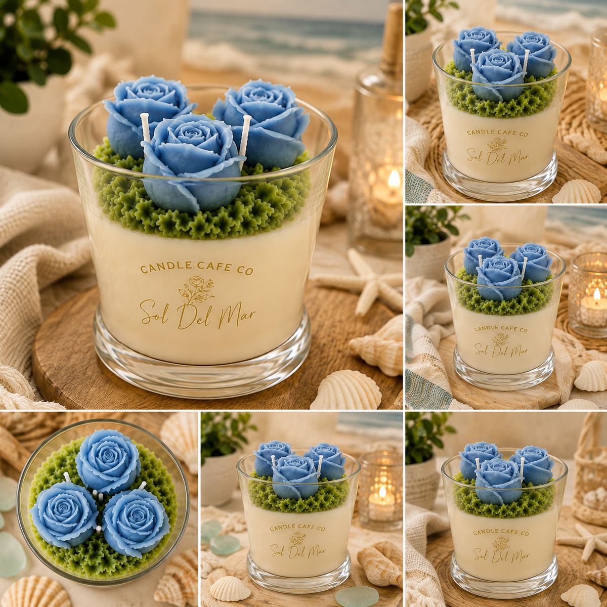 Rose Bouquet Candle