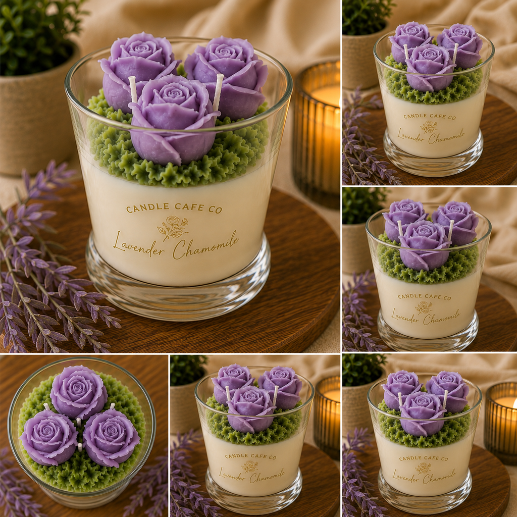 Rose Bouquet Candle