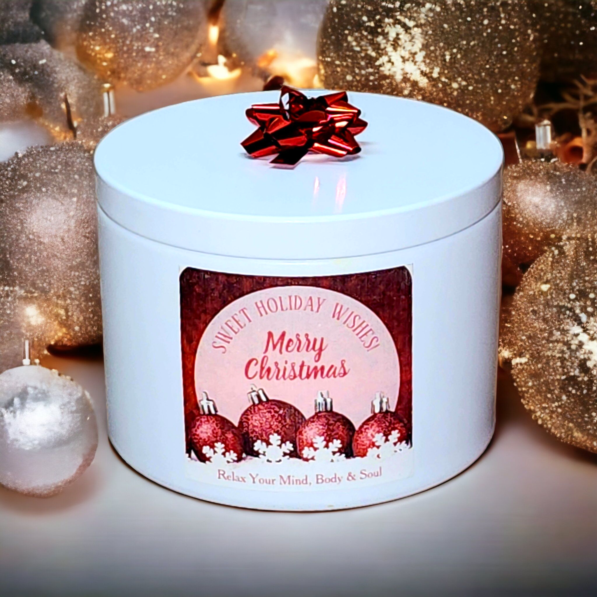 Holiday Tin Soy Wax Candle