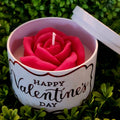 Rose Candle in Tin