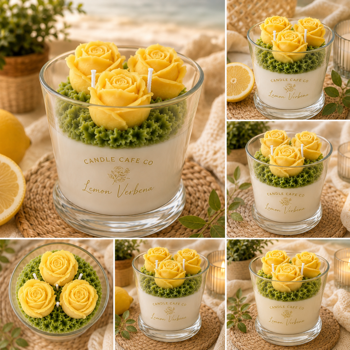Rose Bouquet Candle