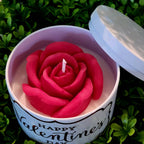 Rose Candle in Tin