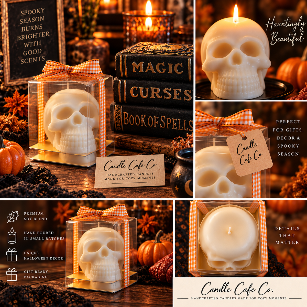 Skull Soy Wax Candle
