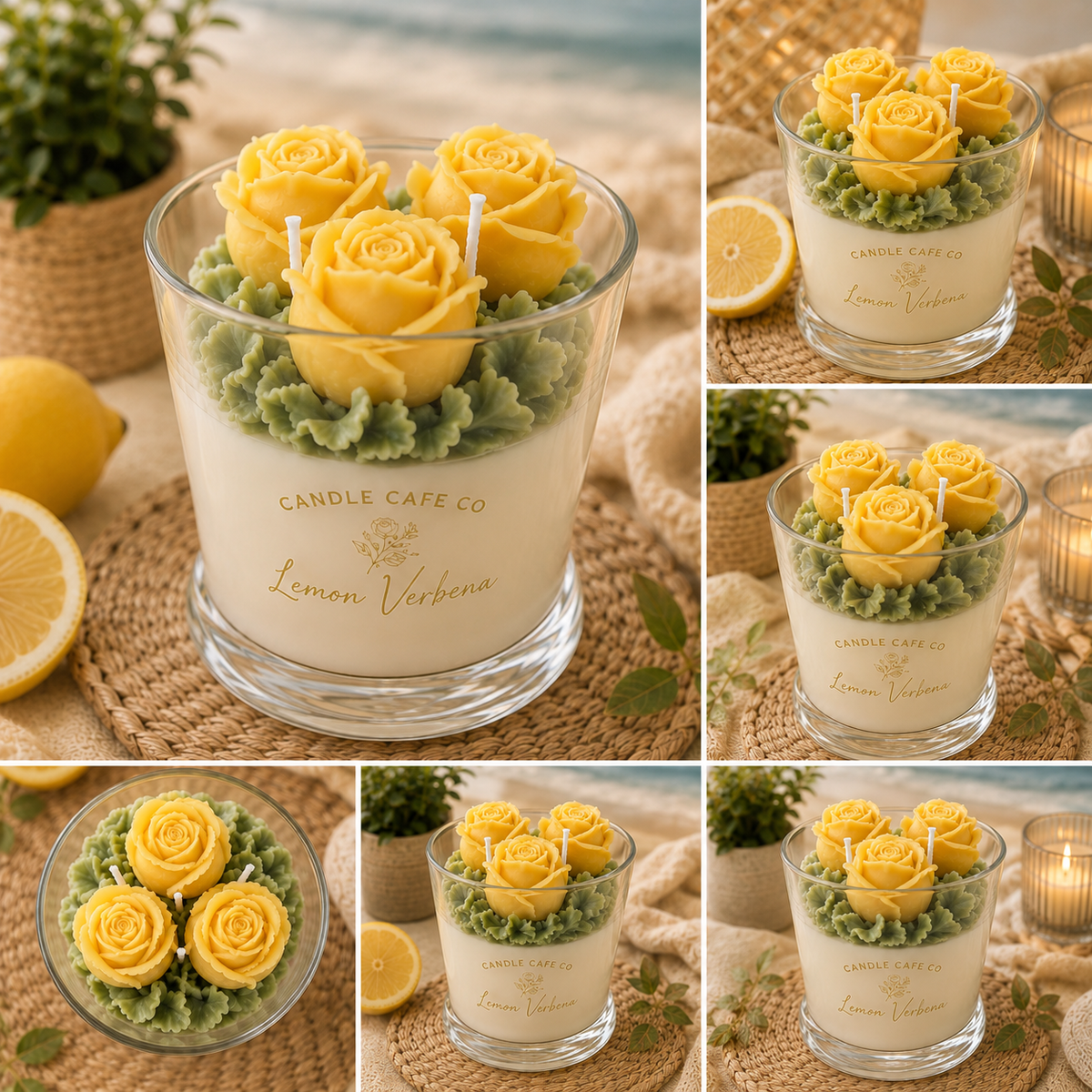 Rose Bouquet Candle
