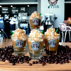 Starbucks theme scented soy wax candles