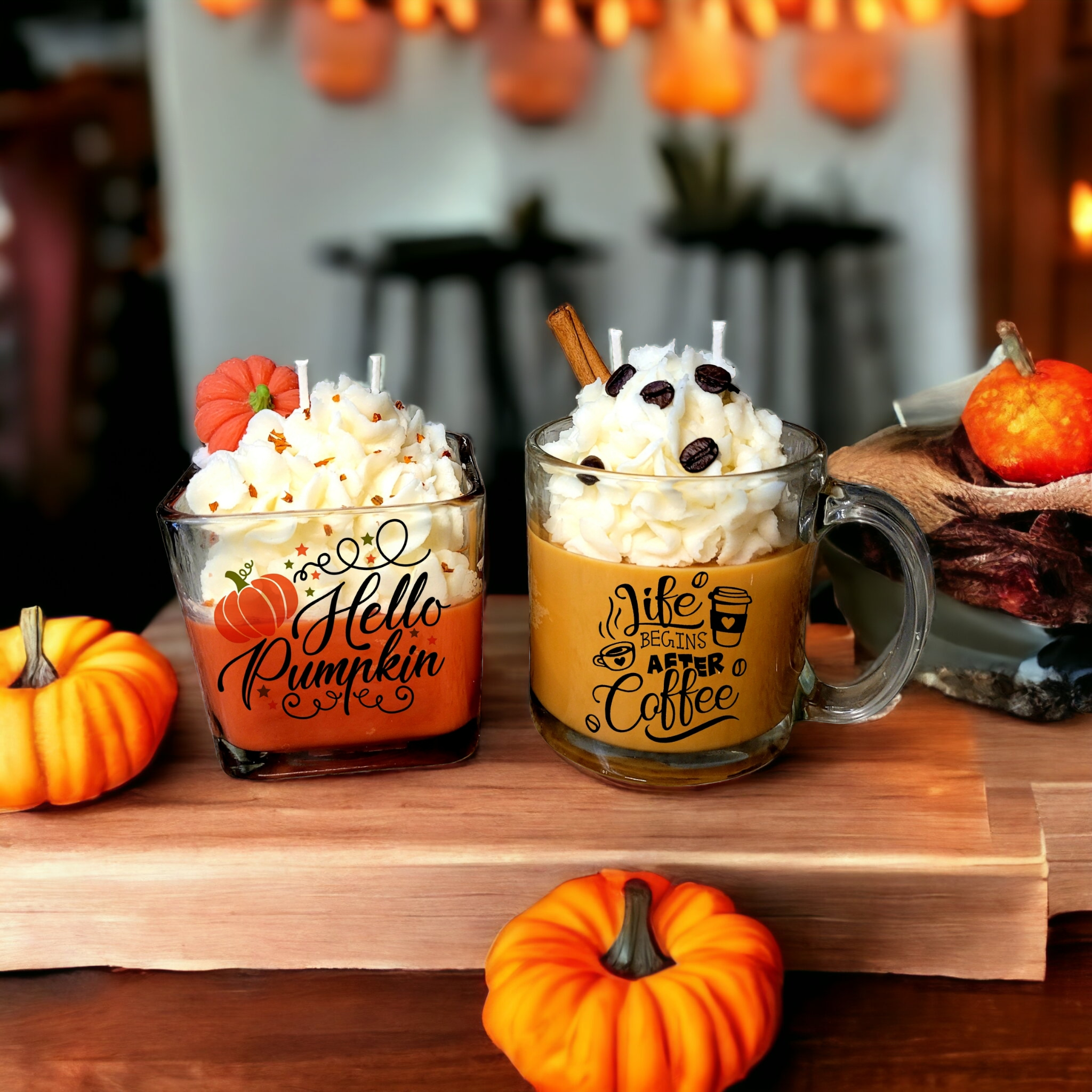 Hello Pumpkin Scented Soy Wax Candle
