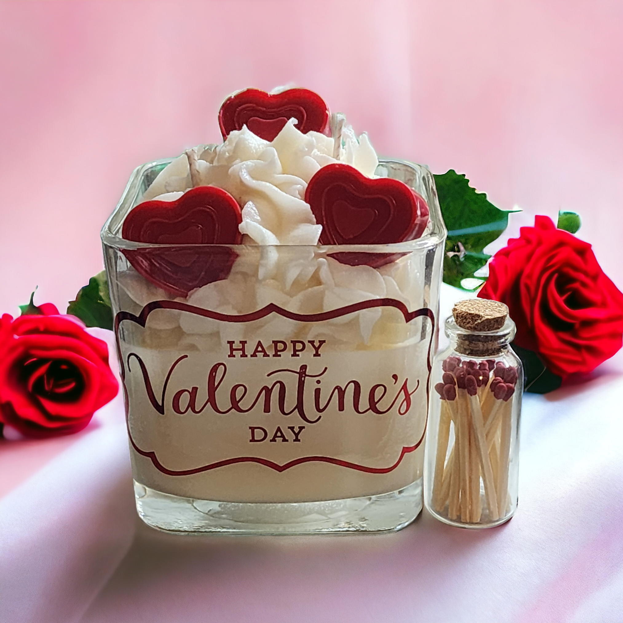 Hearts Soy Candle