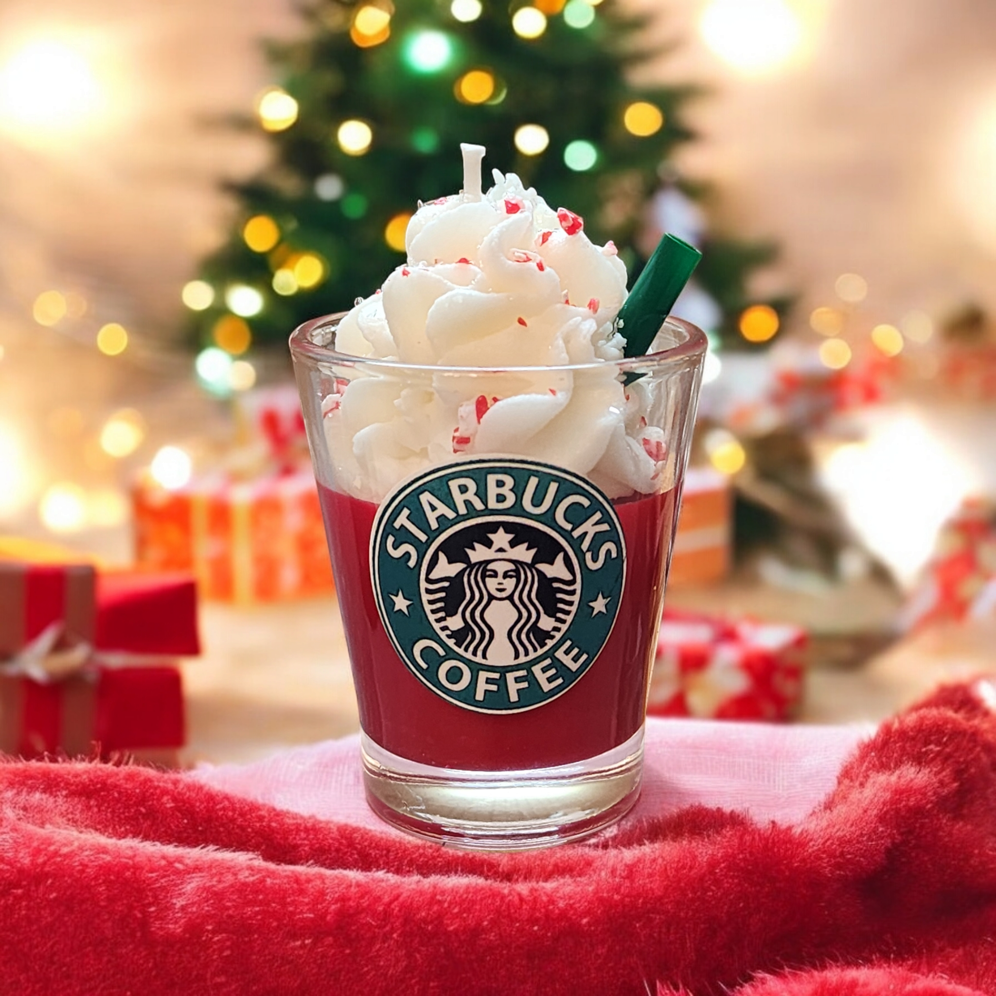 Holiday cafe soy candle (5oz)