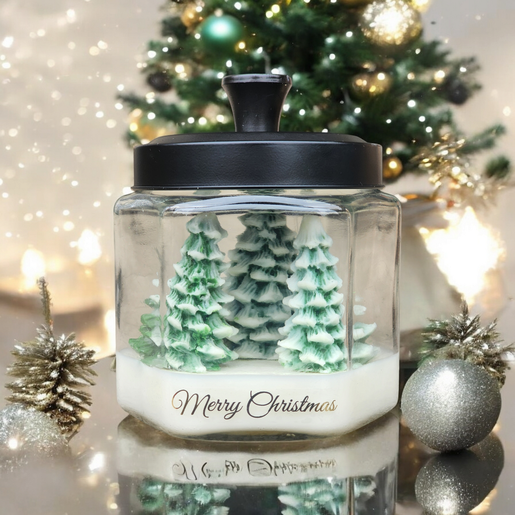 Christmas Tree Village Soy Wax Candle