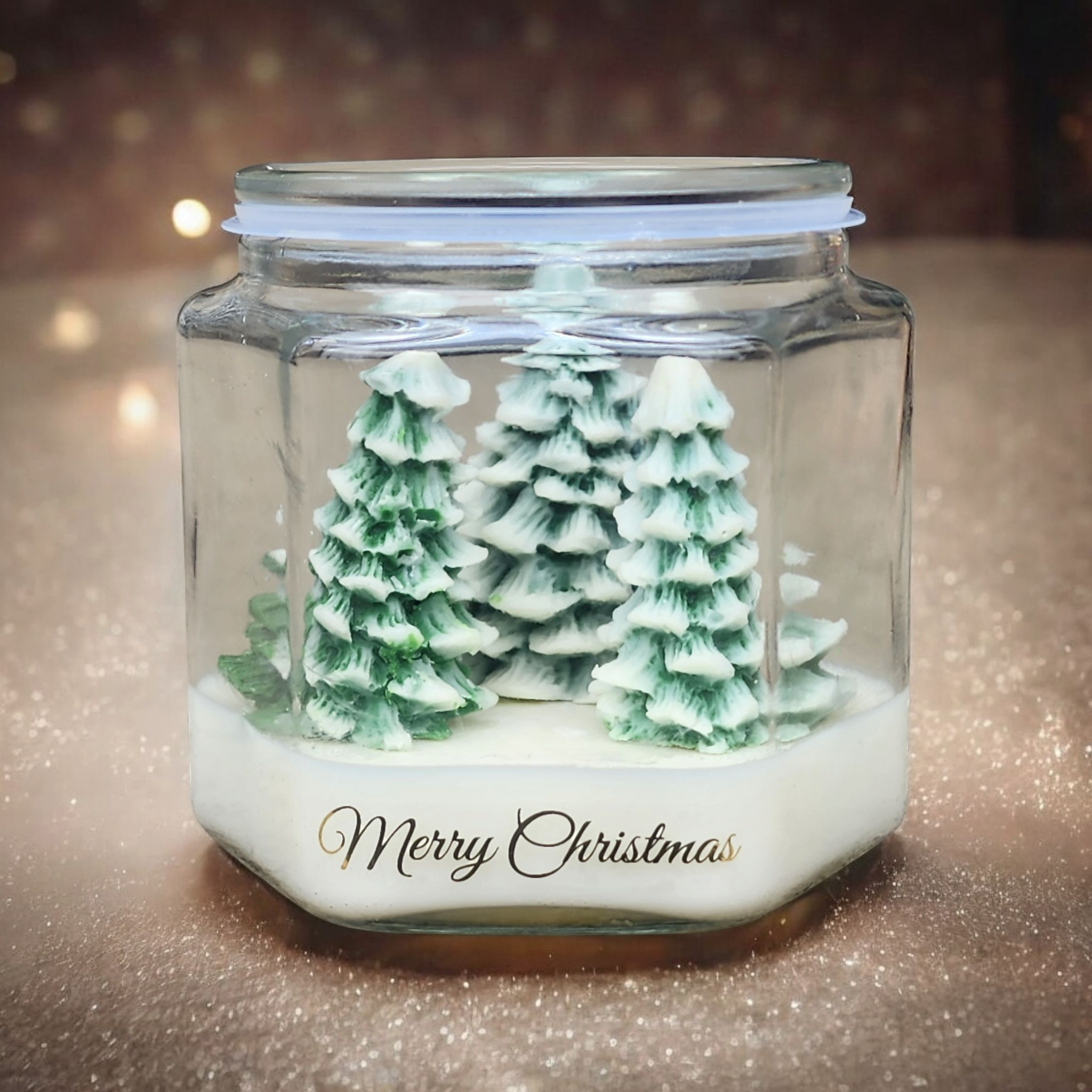 Christmas Tree Village Soy Wax Candle
