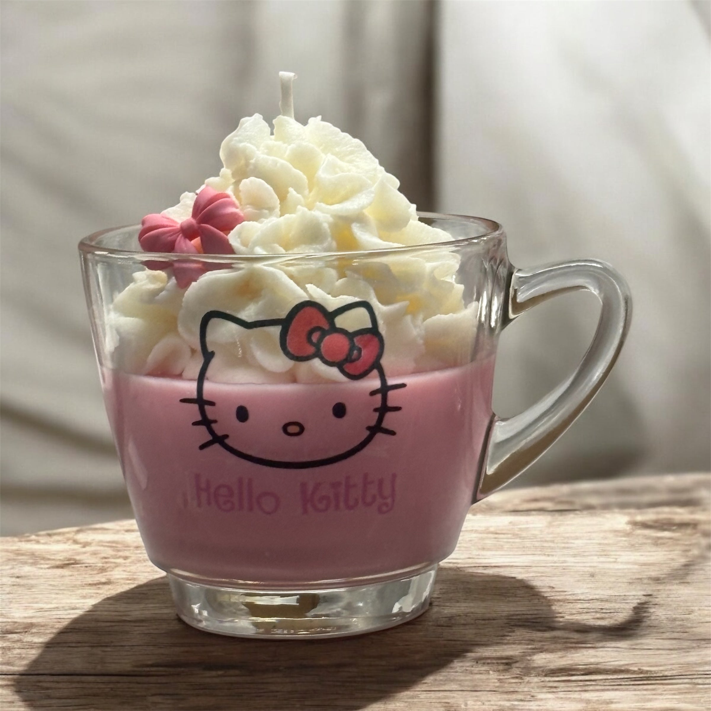 Hello Kitty Mug Soy Wax Candles (Pink)
