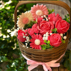 Bouquet Soy Wax Candles/Wax Melts In Gift Basket