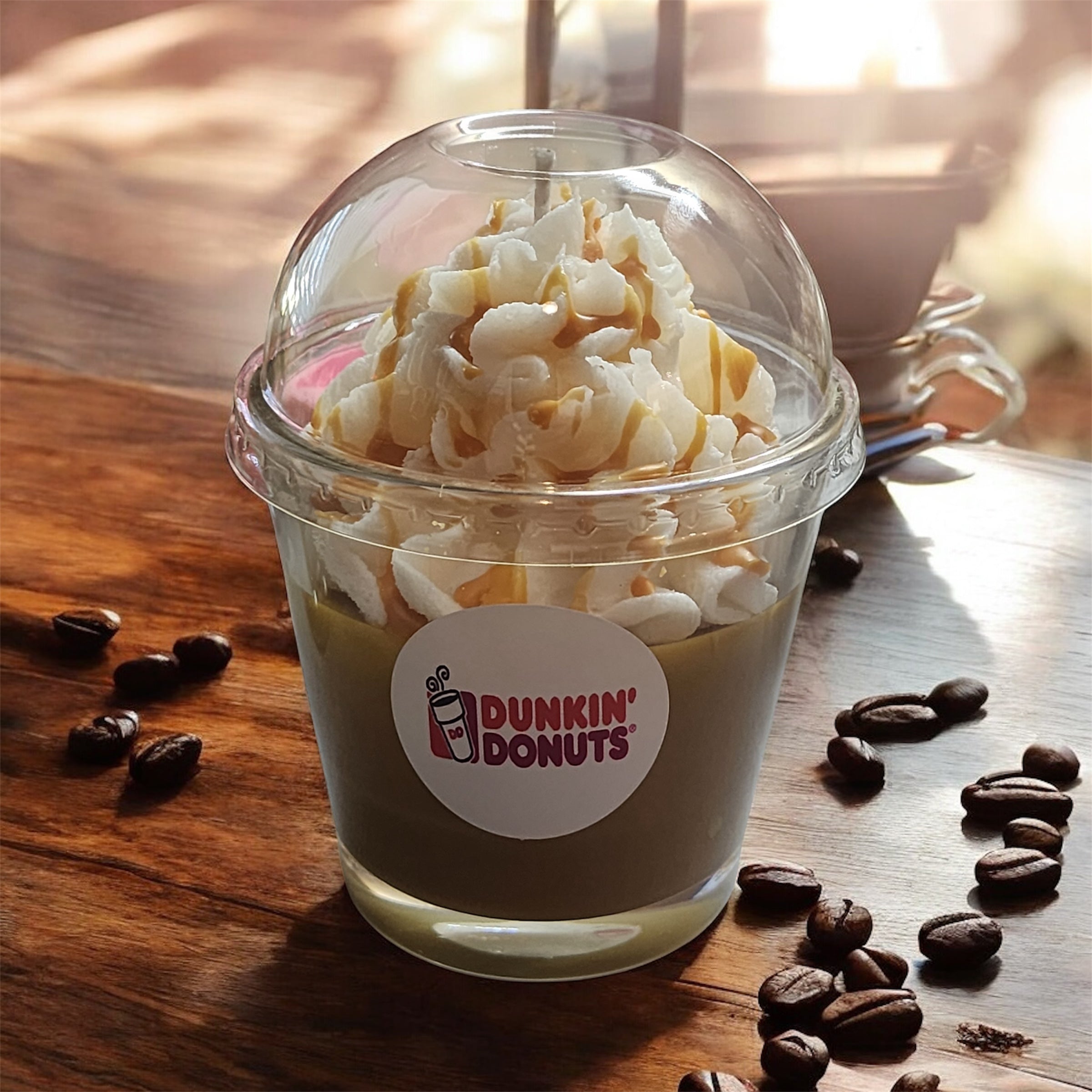 Dunkin Donuts theme scented soy wax candles