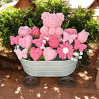 Bouquet Soy Wax Candles/Wax Melts In wagon Basket