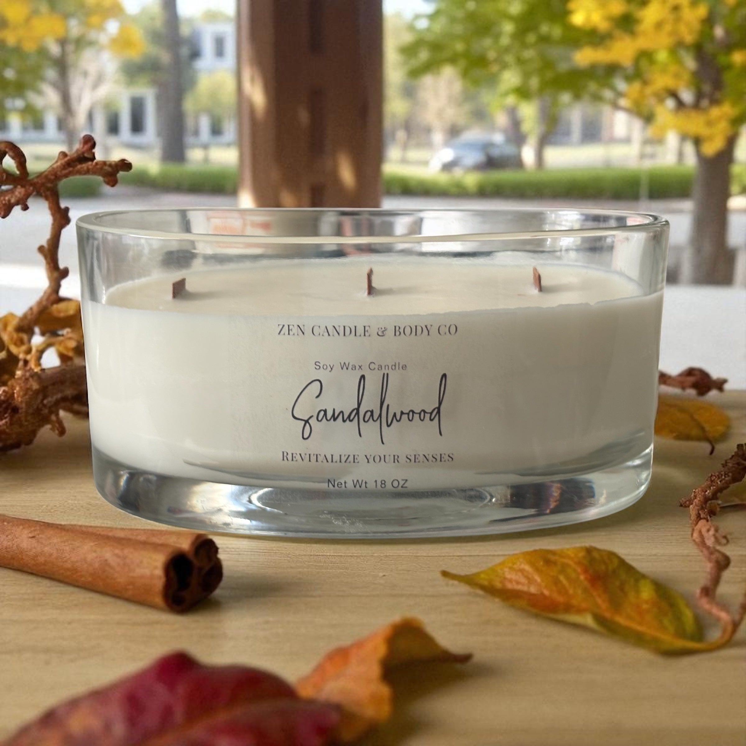 Elegant Oval Jar Soy Candle