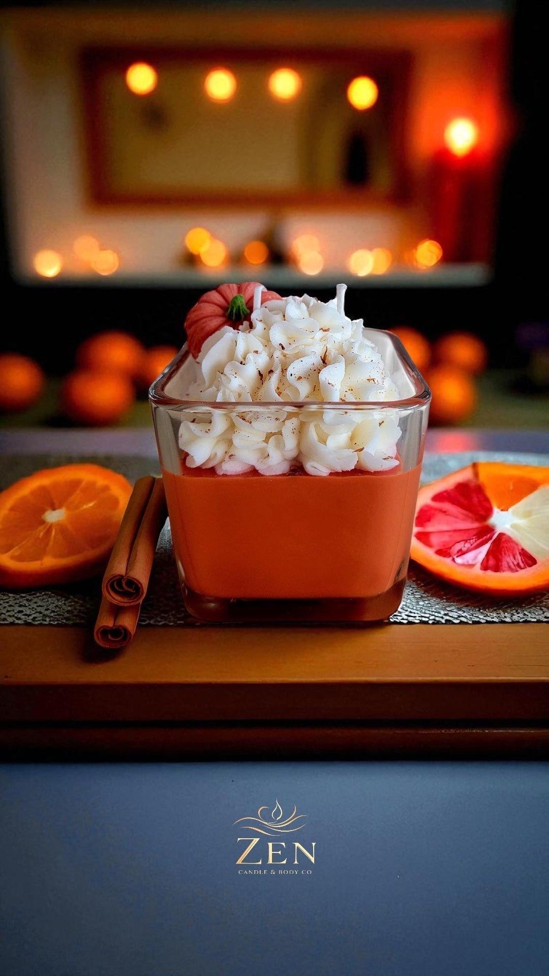 Pumpkin Scented Soy Wax Candle