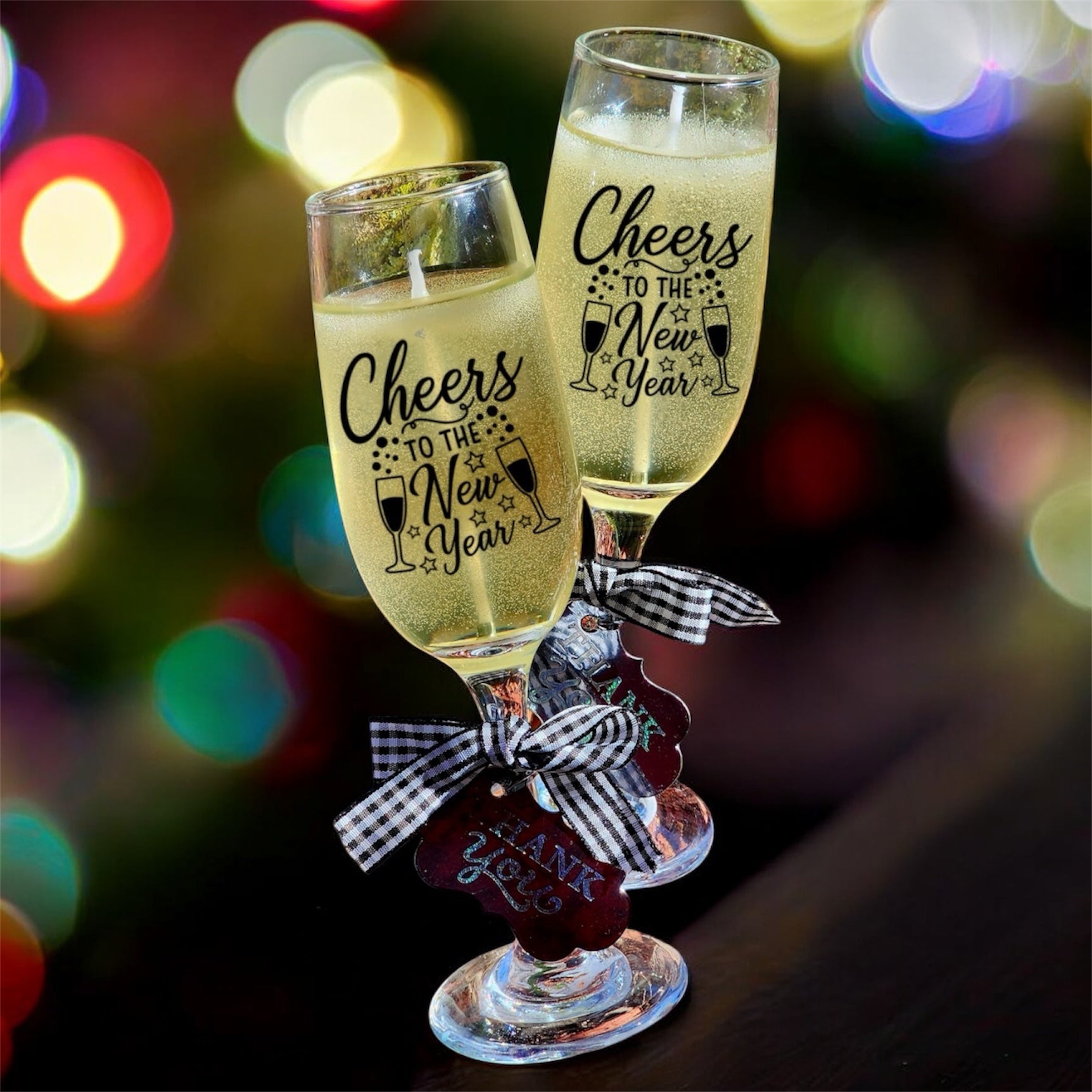 Champagne Candle