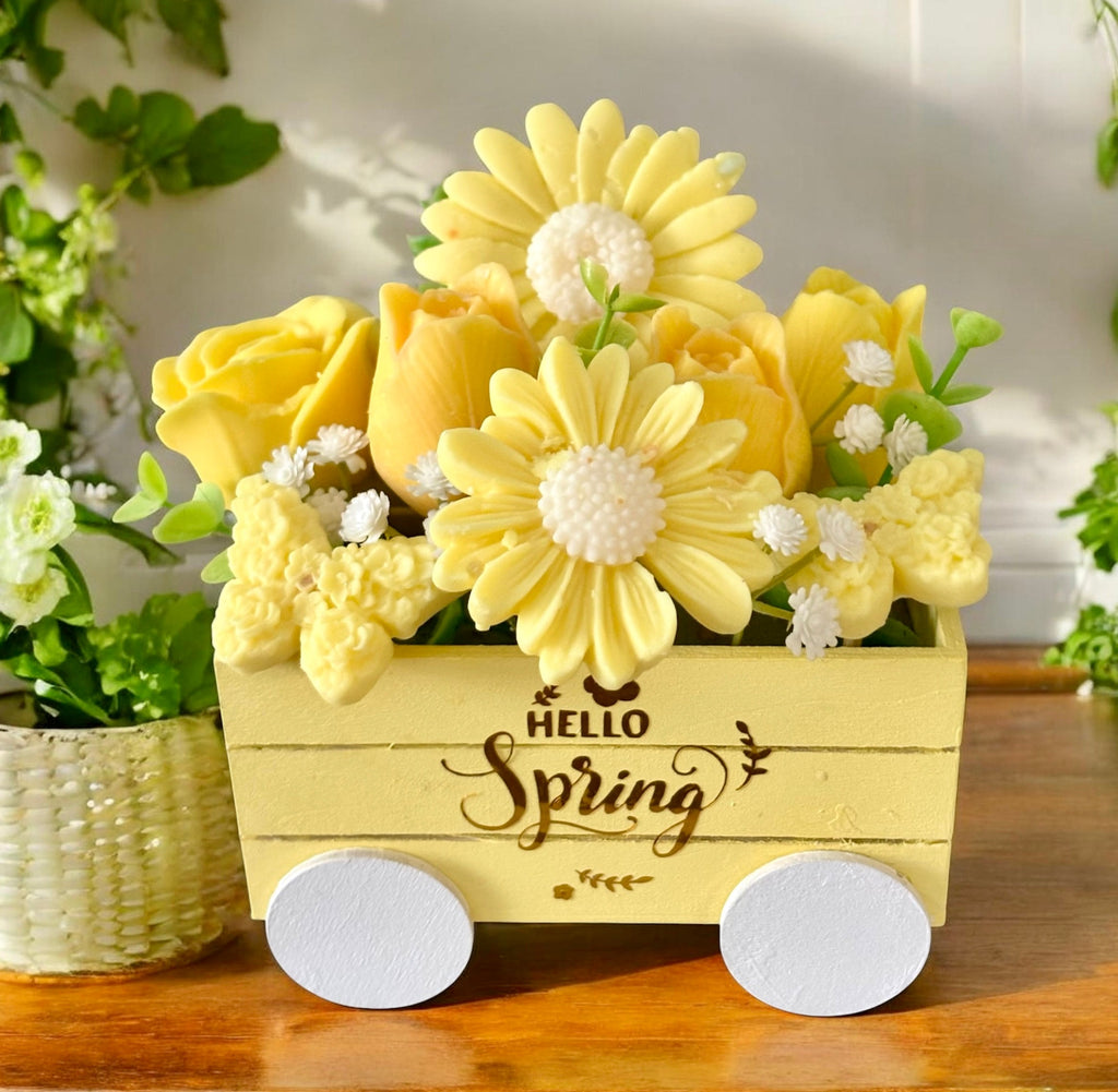 Floral Wax Melts in Farmhouse Wagon