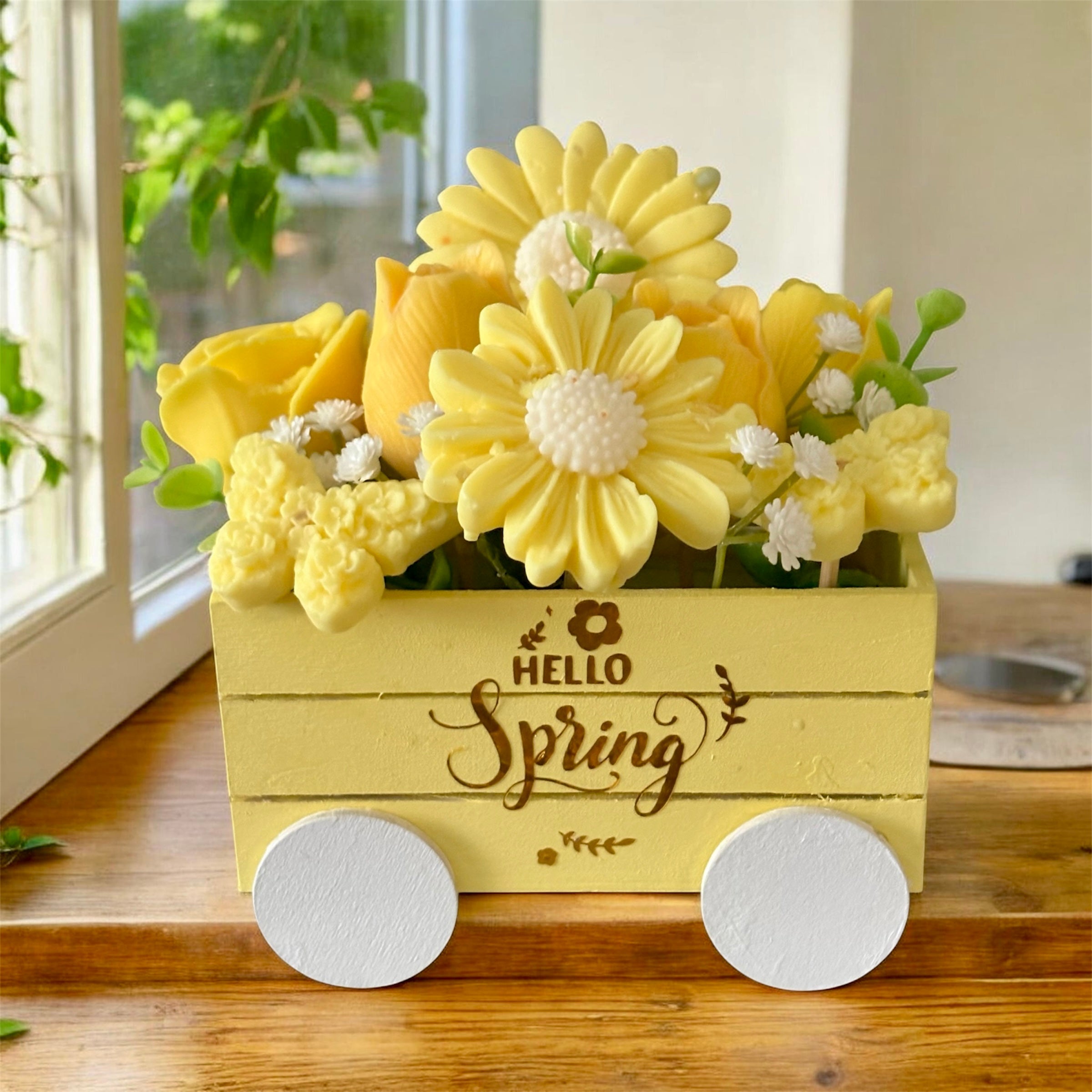 Floral Wax Melts in Farmhouse Wagon