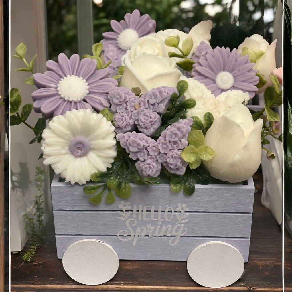 Floral Wax Melts in Farmhouse Wagon