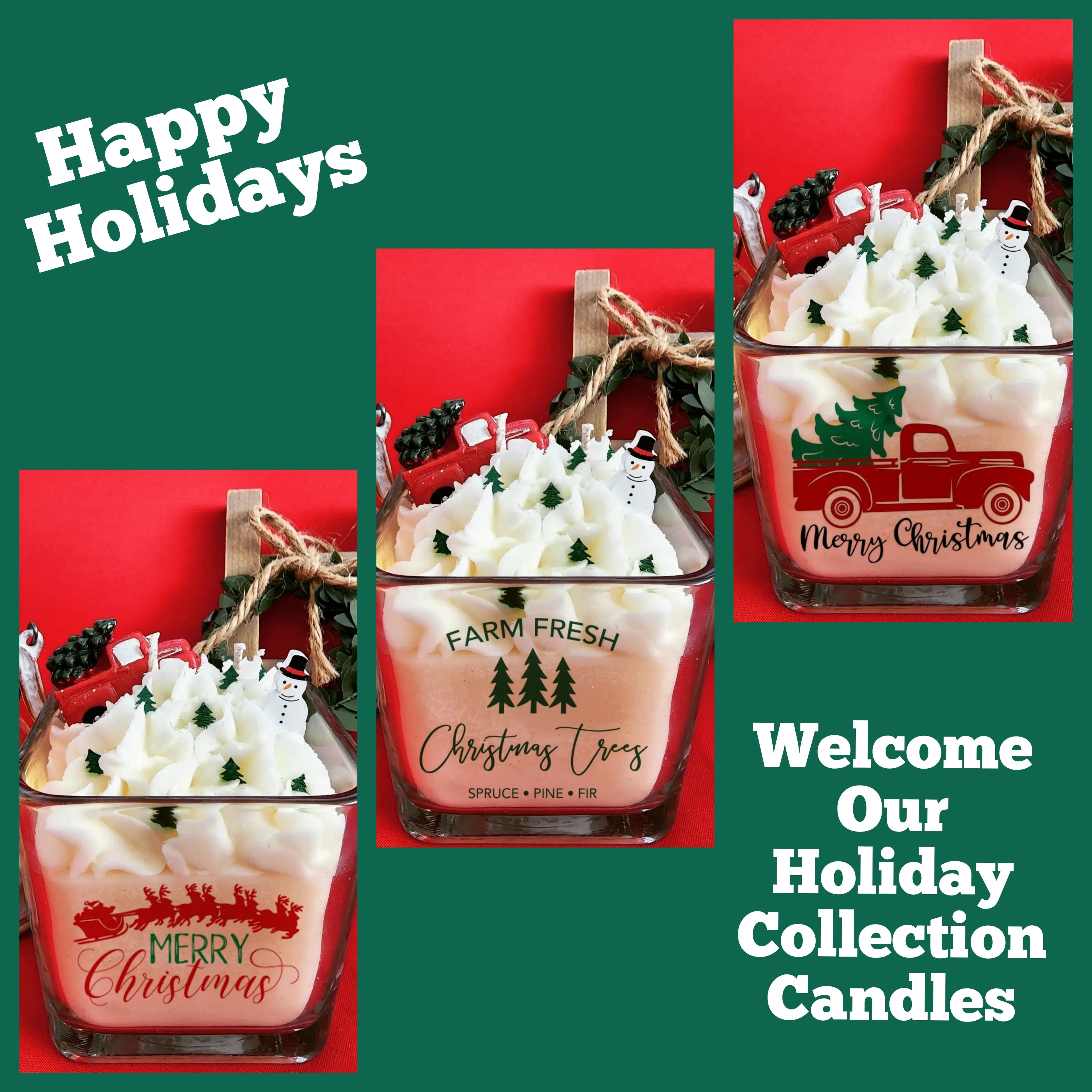 Holiday Truck Soy Wax Candle